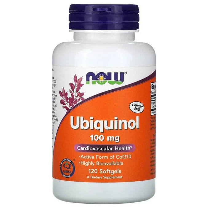 Promo ! Now Foods Ubiquinol 100 mg, 120 gélules souples د.م. 1.500 د.م. 1.200-20%